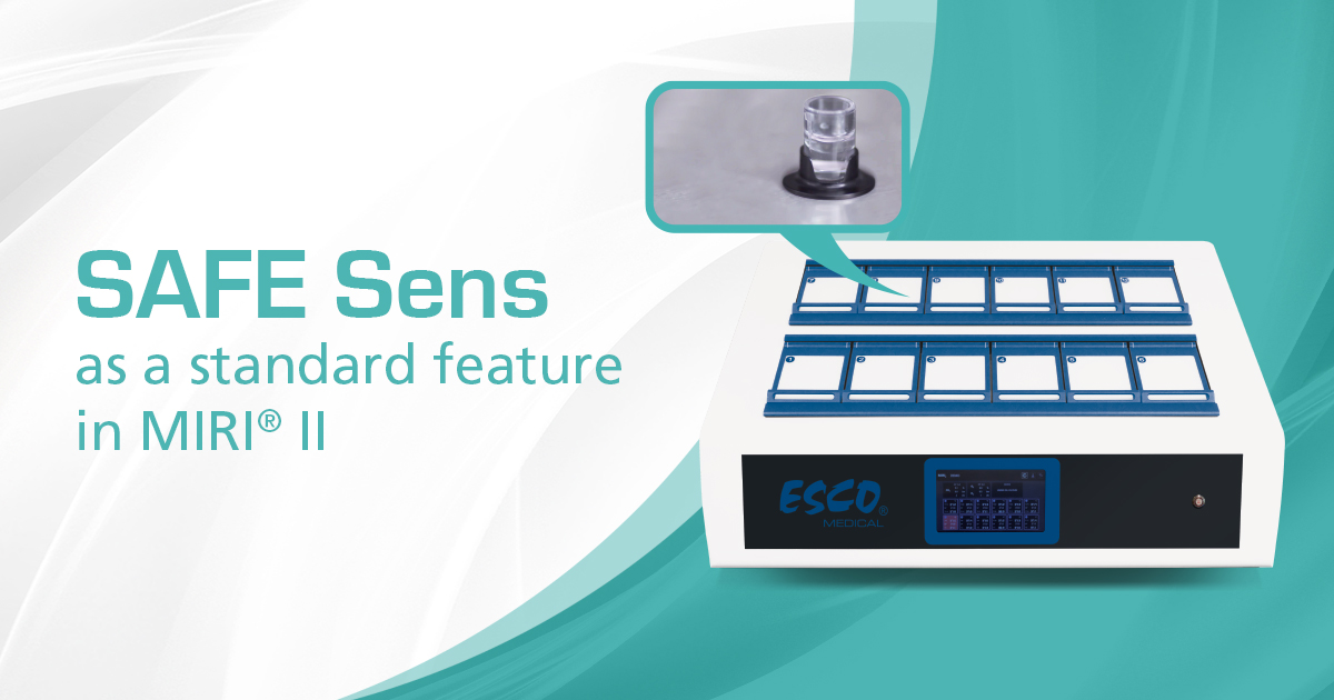 SAFE Sens® is now offered as a standard feature in the MIRI® II-12 Incubator