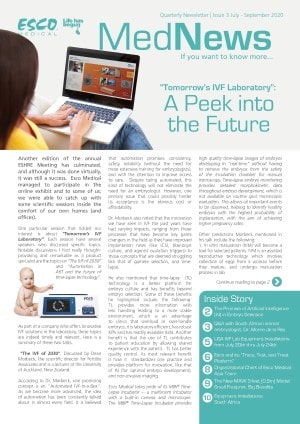Esco Medical Newsletter (July-Sept 2020)