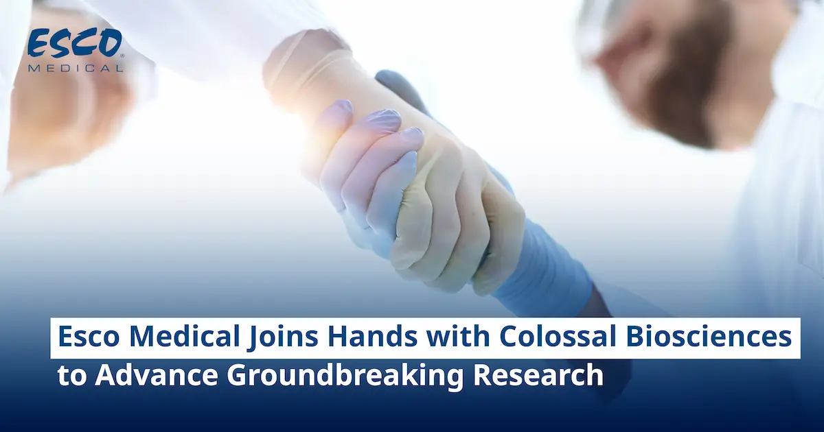Esco Medical Joins Hands with Colossal Biosciences to Advance Groundbreaking Research Esco Medical Joins Hands with Colossal Biosciences to Advance Groundbreaking Research