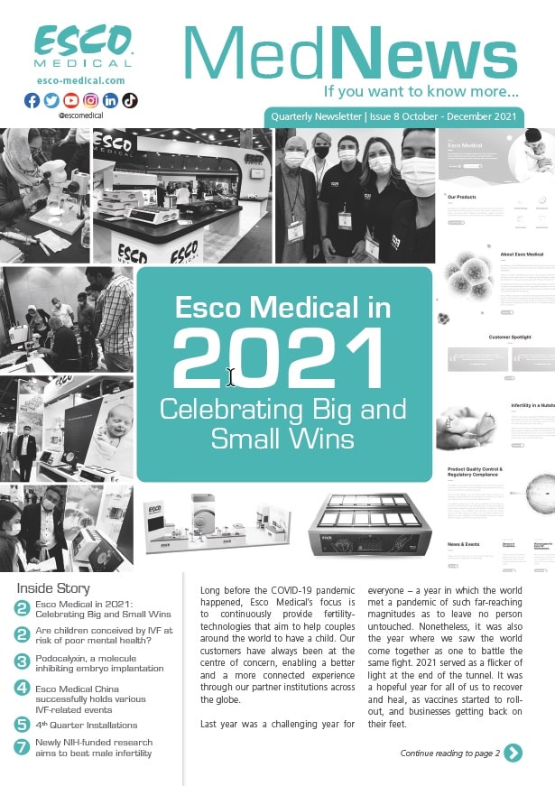 Esco Medical Newsletter (October-December 2021)