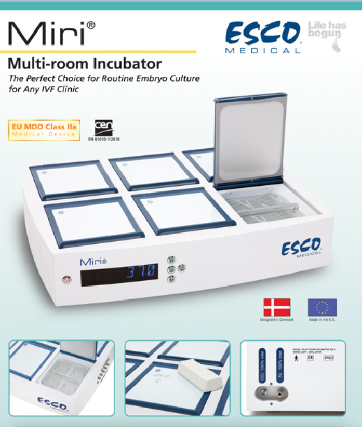 Miri Benchtop Multi-Room Incubator